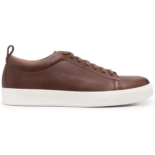 Sneakers, male, , Size: 6 US Lace Up Deerskin Sneakers - Henderson - Modalova