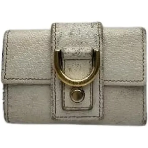 Pre-owned Accessories, female, , Size: ONE SIZE Pre-owned Leather Key-holder - Gucci Vintage - Modalova