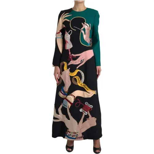 A-line Maxi Dress , female, Sizes: XL - Dolce & Gabbana - Modalova