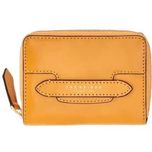 Leather Wallet Cardholder Lucrezia Style , female, Sizes: ONE SIZE - The Bridge - Modalova