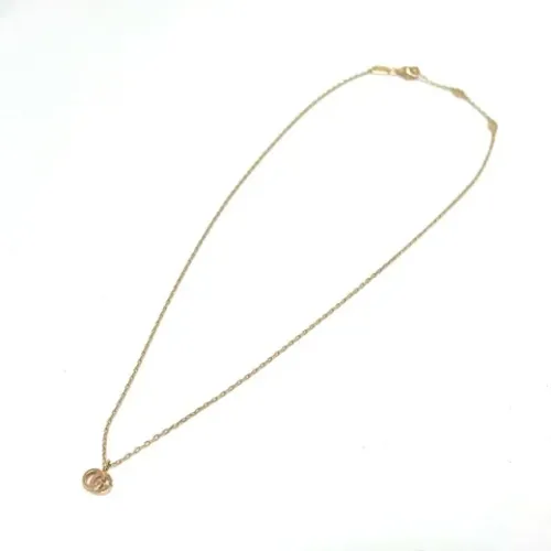 Pre-owned Gold necklaces , female, Sizes: ONE SIZE - Gucci Vintage - Modalova