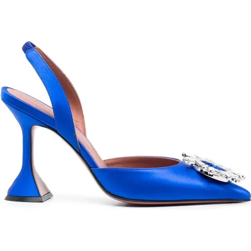 Ocean Slingback Pumps Amina Muaddi - Amina Muaddi - Modalova