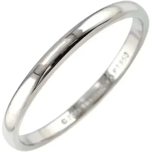 Pre-owned Jewellery, female, , Size: ONE SIZE Pre-owned Platinum rings - Tiffany & Co. Pre-owned - Modalova