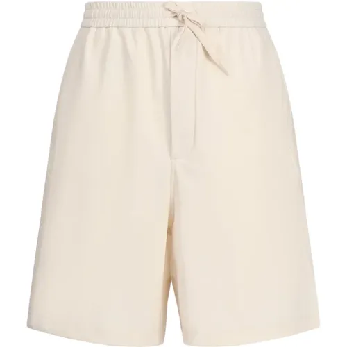 Ivory Bermuda Shorts , male, Sizes: XL - Emporio Armani - Modalova