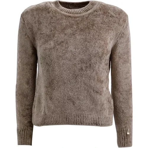 Soft Chenille Sweater , female, Sizes: M - Herno - Modalova