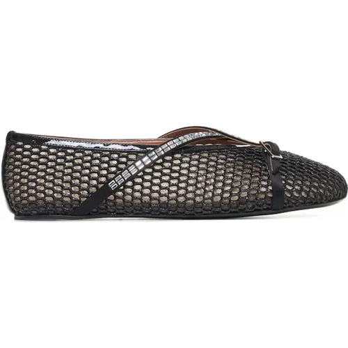 Crystal Ballet Flats , female, Sizes: 5 UK, 8 UK, 5 1/2 UK, 6 UK, 6 1/2 UK, 4 UK, 3 UK - D'Accori - Modalova