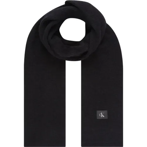 Monogram Scarf , female, Sizes: ONE SIZE - Calvin Klein Jeans - Modalova