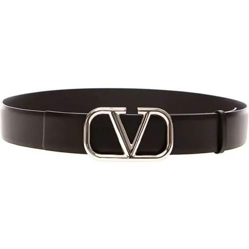 Belts, male, , Size: 100 CM Stylish Leather Belt - Valentino Garavani - Modalova