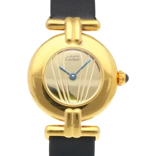 Pre-owned Gold watches , female, Sizes: ONE SIZE - Cartier Vintage - Modalova