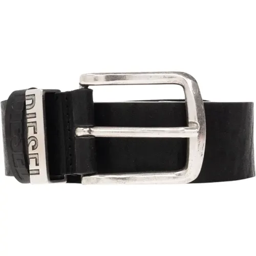 Belts, male, , Size: 80 CM Leather Belt - Diesel - Modalova