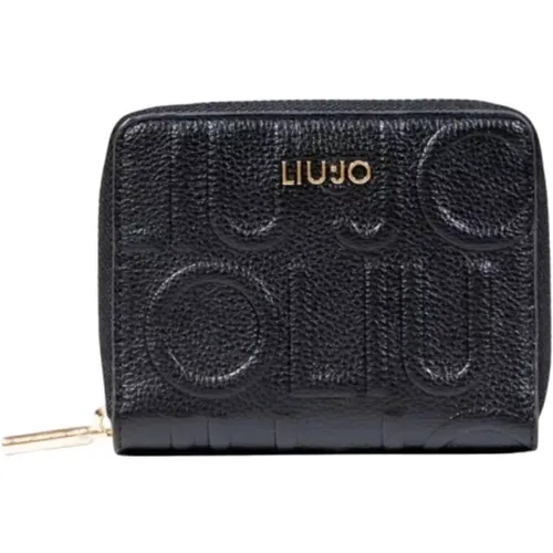 Wallets & Cardholders, female, , Size: ONE SIZE Zip Wallet with Compartments - Liu Jo - Modalova