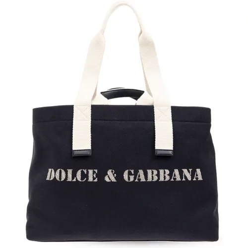 Shopper Tasche mit Logo - Dolce & Gabbana - Modalova