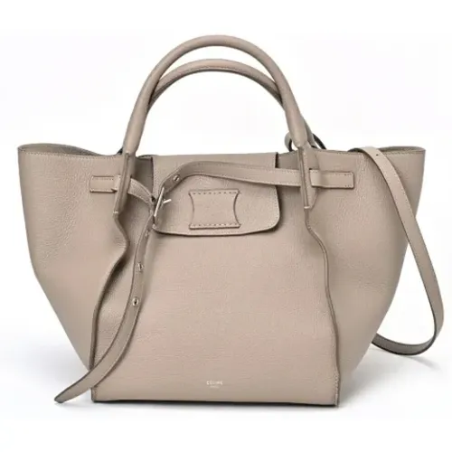 Pre-owned Tote Bags, female, , Size: ONE SIZE Pre-owned Leather totes - Celine Vintage - Modalova