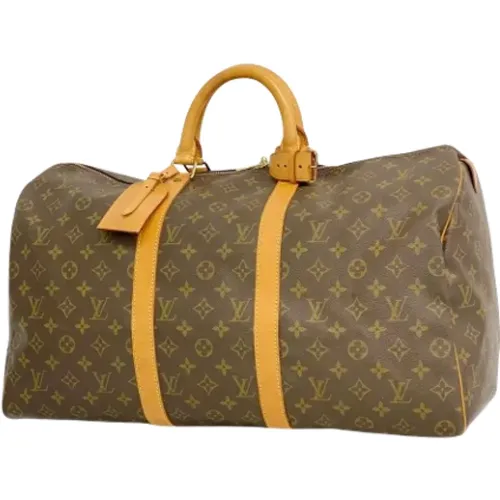 Pre-owned Canvas travel-bags , female, Sizes: ONE SIZE - Louis Vuitton Vintage - Modalova