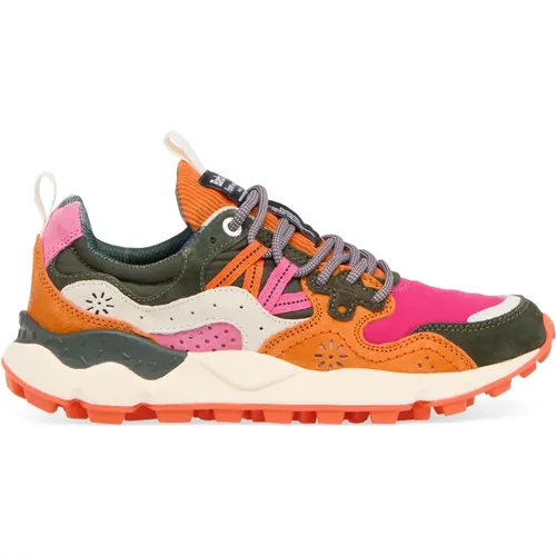 Rosa Sneakers für Frauen , Damen, Größe: 36 EU - Flower Mountain - Modalova