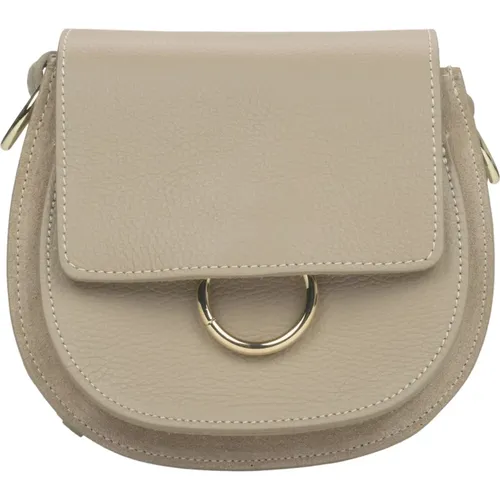 Italienische Leder Kleine Crossbody Tasche Er00115027 - Estro - Modalova