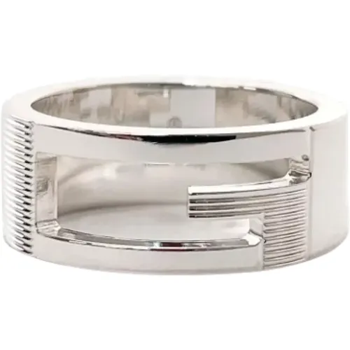 Pre-owned Jewellery, female, , Size: ONE SIZE Pre-owned Silver rings - Gucci Vintage - Modalova