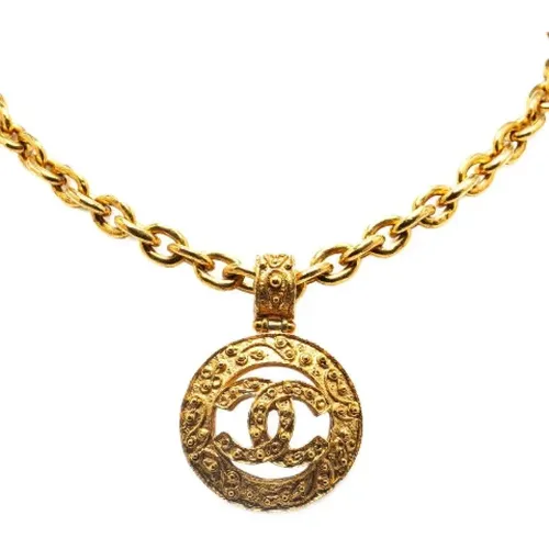 Pre-owned Jewellery, female, , Size: ONE SIZE Pre-owned Metal necklaces - Chanel Vintage - Modalova