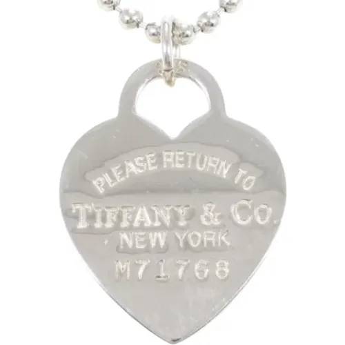 Pre-owned Jewellery, female, , Size: ONE SIZE Pre-owned Silver necklaces - Tiffany & Co. Pre-owned - Modalova