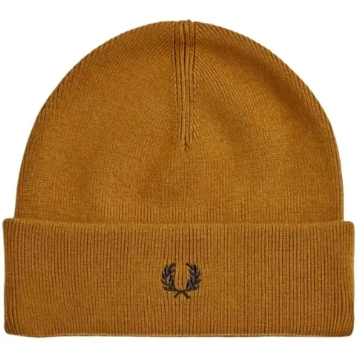 Beanies, male, , Size: ONE SIZE Stylish Hat - Fred Perry - Modalova