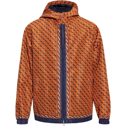 Geometric Monogram Printed Jacket , male, Sizes: L - Gucci - Modalova