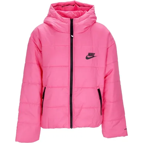 Repel Kapuzen Daunenjacke /Schwarz , Damen, Größe: S - Nike - Modalova