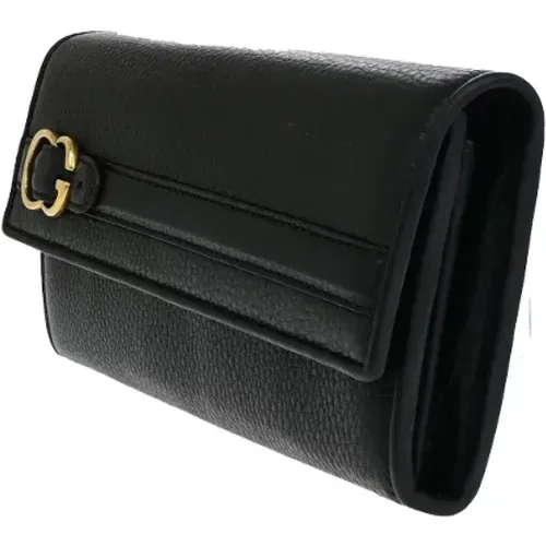 Pre-owned Wallets, female, , Size: ONE SIZE Pre-owned Leather wallets - Gucci Vintage - Modalova