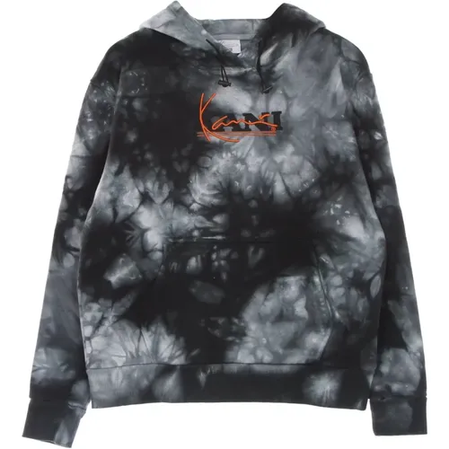 Retro Tie Dye Hoodie , Damen, Größe: S - Karl Kani - Modalova