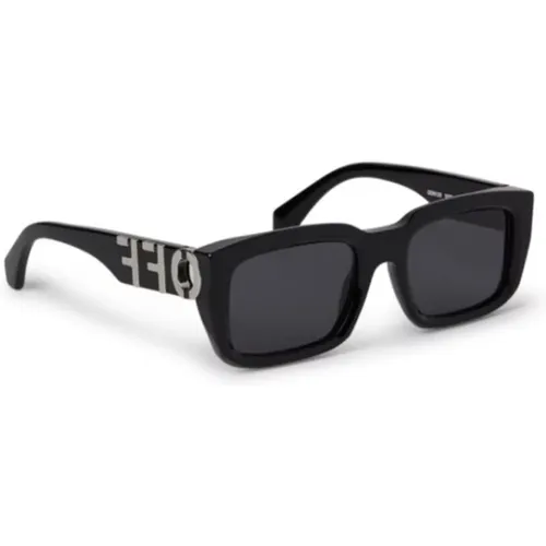 Stilvolle Sonnenbrille , unisex, Größe: 54 MM - Off White - Modalova