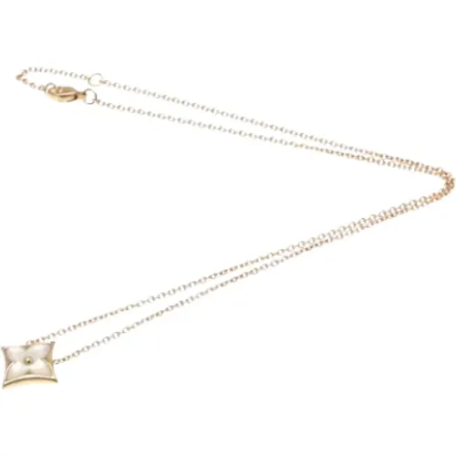 Pre-owned Rose Gold necklaces , female, Sizes: ONE SIZE - Louis Vuitton Vintage - Modalova