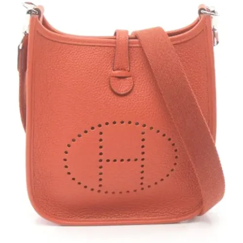 Pre-owned Cross Body Bags, female, , Size: ONE SIZE Pre-owned Leather shoulder-bags - Hermès Vintage - Modalova