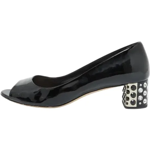 Pre-owned Pumps, female, , Size: 10 1/2 US Pre-owned Leather heels - Miu Miu Pre-owned - Modalova