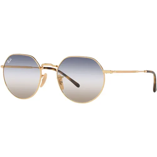 Runde Metall Sonnenbrille Rb3565 Jack , unisex, Größe: 53 MM - Ray-Ban - Modalova