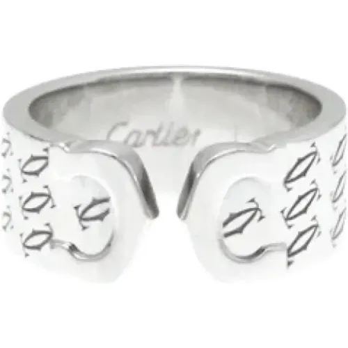 Pre-owned Jewellery, female, , Size: ONE SIZE Pre-owned White Gold rings - Cartier Vintage - Modalova