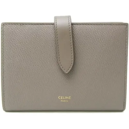 Pre-owned Wallets, female, , Size: ONE SIZE Pre-owned Leather wallets - Celine Vintage - Modalova