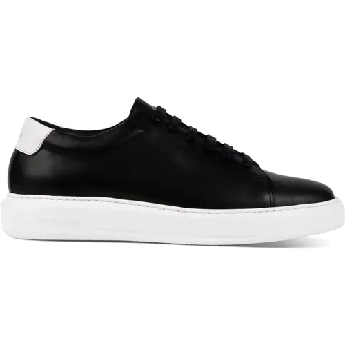 Handgefertigte Ethical Sneakers Schwarz Weiß , Herren, Größe: 40 1/2 EU - National Standard - Modalova