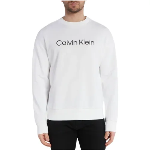 Basic Logo Sweatshirt , Herren, Größe: L - Calvin Klein - Modalova