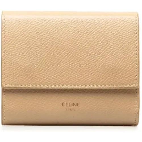 Pre-owned Wallets, female, , Size: ONE SIZE Pre-owned Leather wallets - Celine Vintage - Modalova