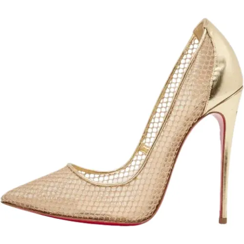 Pre-owned Pumps, female, , Size: 7 1/2 US Pre-owned Leather heels - Christian Louboutin Pre-owned - Modalova