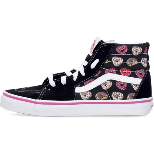 Schwarze/Rosa Sk8-Hi Sneakers für Mädchen , Herren, Größe: 35 EU - Vans - Modalova