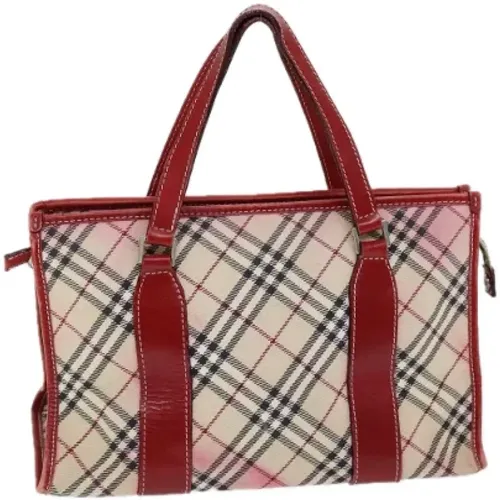 Pre-owned Tote Bags, female, , Size: ONE SIZE Pre-owned Canvas handbags - Burberry Vintage - Modalova