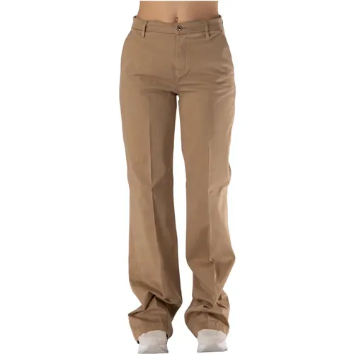 Flare Chino Hose , Damen, Größe: W28 - Liu Jo - Modalova