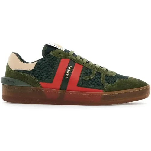 Mesh Sneakers with Color Block Design , male, Sizes: 10 UK, 6 UK - Lanvin - Modalova