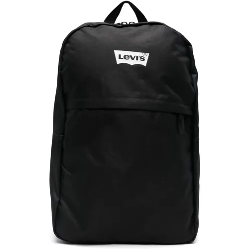 Levi's, Backpacks, male, , Size: ONE SIZE Canvas Backpack Logo Print - Levis - Modalova