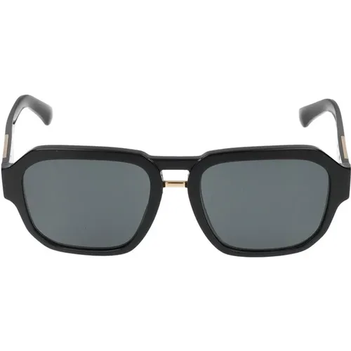 Sunglasses, male, , Size: 56 MM Stylish Sunglasses with UPC Code - Dolce & Gabbana - Modalova