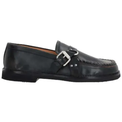 Schwarze Vintage Leder Mokassin Schuhe - Premiata - Modalova