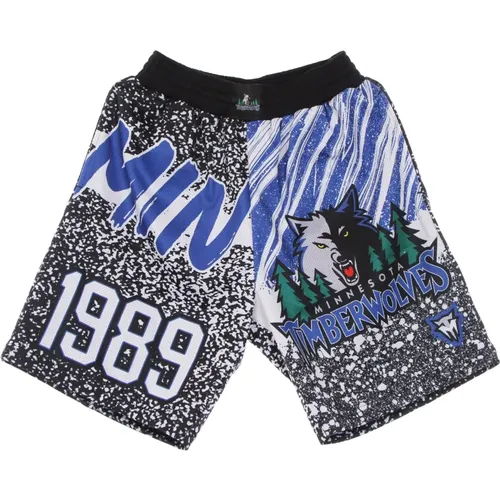 NBA Jumbotron Sublimated Basketball Shorts , Herren, Größe: XL - Mitchell & Ness - Modalova