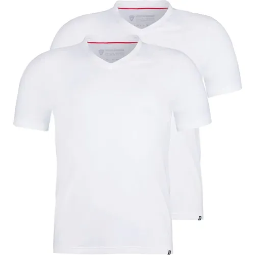 Basic V-Ausschnitt T-Shirt 2er Pack , Herren, Größe: 2XL - Strellson - Modalova