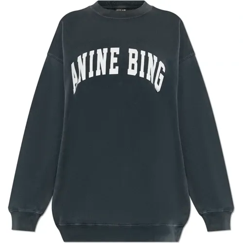Logo Sweatshirt , Damen, Größe: L - Anine Bing - Modalova