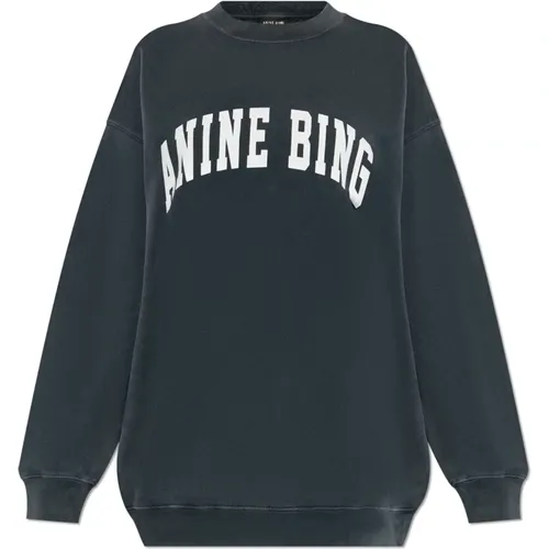 Logo Sweatshirt , Damen, Größe: S - Anine Bing - Modalova